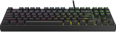Tastierë mekanike Krux Atax PRO RGB KRX0079, Gateron Blue, USB, e zezë