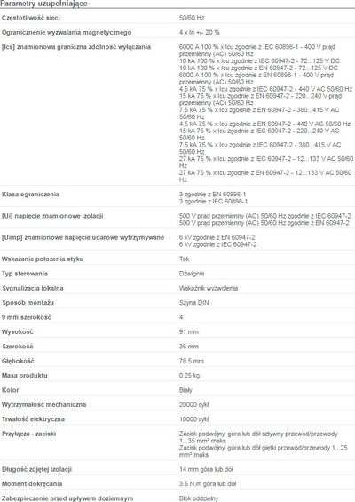 Ndërprerës miniaturë Schneider Electric iC60N A9F03250, 2P, 50A karakteristikë B
