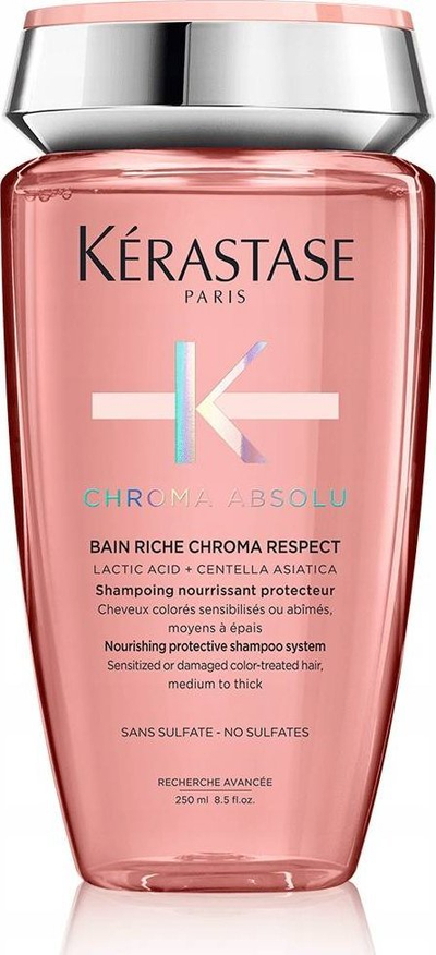 Shampo për flokë të lyer Kerastase Chroma Absolu Bain Riche Respect, 250ml, pa sulfate