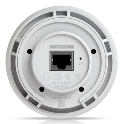 Kamerë sigurie Ubiquiti G6 Bullet IP, 3840 x 2160, i bardhë