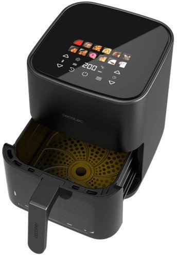 Frytorja pa vaj Cecotec Cecofry Grill Duoheat 4000, 4L, panel me prekje, e zezë