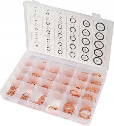 Set rondelash bakri Yato YT-068711, 580 copë, në kuti plastike