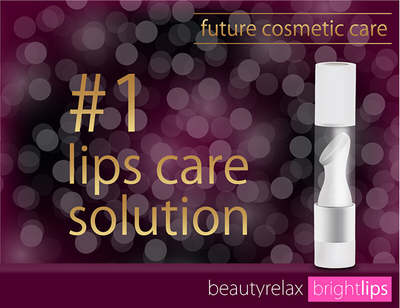 Pajisje kozmetike për buzë BeautyRelax BRIGHTLIPS BR-1260, portative, e bardhë
