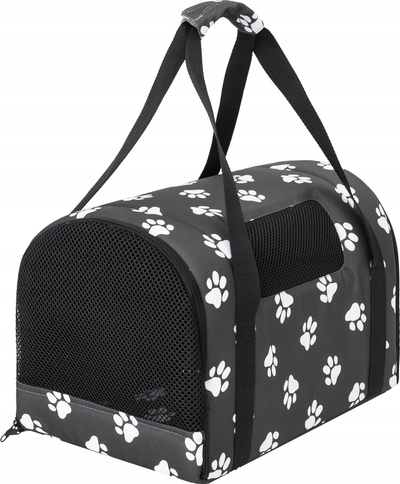 Çantë transporti TUBE për qen, mace edhe lepuj, 31x49x31 cm, deri 12 kg, gri