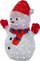 Dekor bore Luminous Snowman Feeric Christmas, 90 LED, solar, 48 cm, i bardhë
