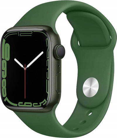 Rrip për orë Apple Forcell F-Design FA01, silikon, 42 44 45 49 mm, jeshil