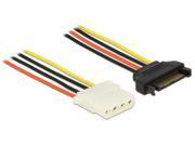 Kabllo energjie DeLOCK 60140, Molex 4 pin në SATA 15 pin, 1m