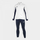 Traksuit për burra Derby, material i ngrohtë, White Navy