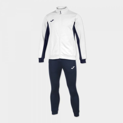 Traksuit për burra Derby, material i ngrohtë, White Navy