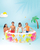Pishinë për fëmijë 56494 SWIM CENTER PINWHEEL, 229X56cm