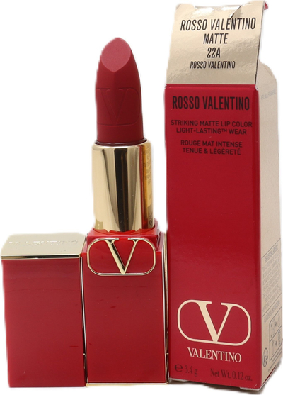 Ruzh buzësh Valentino Rosso Matte, i rimbushshëm, matte, i kuq