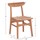 Karrige e jashtme HomeMarkt Robbie HM18115, dru teak, 48x51x82cm, ngjyrë natyrale