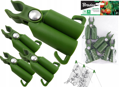 Lidhës kopshti Bradas Top për shtylla 11 mm, i rregullueshëm, set 4 copë
