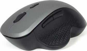 Maus Gembird MUSW-6B-02-BG, 1600 DPI, 6 butona, optik, i hirtë