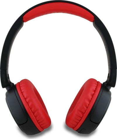 Слушалки Bluetooth Hello Kitty HKOBHV6ROKFR, безжични, со микрофон, црни со црвено