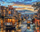 Set pikture me numra Normdex, panoramë qyteti, 40x50cm, akrilik