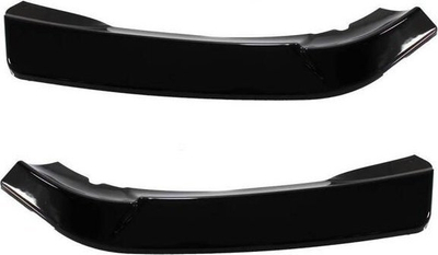 Splitter përparmë BMW E46 4D, ABS, gloss black, i zi