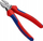 Gërshërë prerëse anësore Knipex 70 02 160, 160mm, doreza dy komponentëshe, e kuqe blu