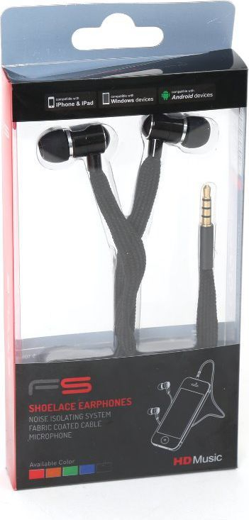 Dëgjuse Freestyle Shoelace (42776), të zeza