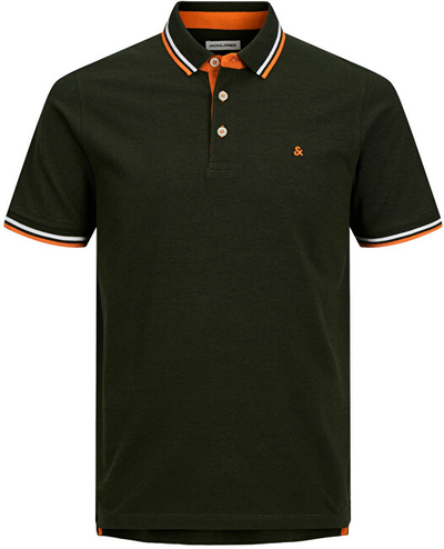 Këmishë polo për meshkuj JACK&JONES KOMBU Green/Play