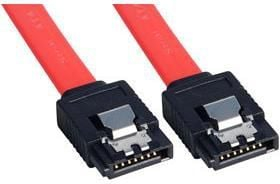 Kabllo SATA Lindy 33449, SATA në SATA, 0.2m, e kuqe