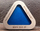 Puzzle druri Epideixis Logical Pyramid, lojë logjike 3D, bazë trekëndore, blu