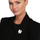 Broshë për femra JwL Luxury Pearls JL0839, e bardhë/artë