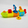Loje për banjo Woopie Assemble Boat, varkë me vinç dhe rosë, shumëngjyrëshe