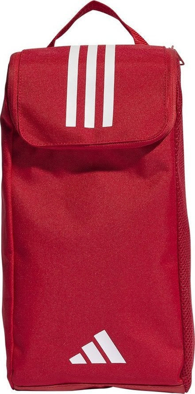 Çantë për këpucë Adidas Tiro League IB8648, panel ventilimi, poliester i ricikluar, e kuqe