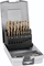 Set stërvisash metalike Alpen HSS PZ Cobalt GRIP KP 24, 24 copë, Ø 1.0–10.5 mm, në kuti plastike