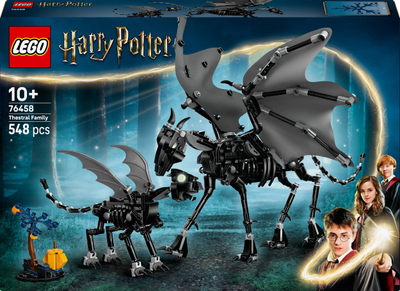 Set LEGO Harry Potter Thestral Family, lodër me ndërtim, për kalamaj