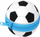 Penar silikon Starpak Football, formë topi, me zinxhir, shumëngjyrësh