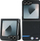 Kapak telefoni BMW BMHCZF622NBCK, për Samsung Galaxy Z Flip6, Carbon Blue Line, i zi