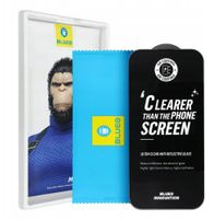 Xham mbrojtës Blueo Mr. Monkey Glass për iPhone 17, 5D, Strong Premium AR, i zi