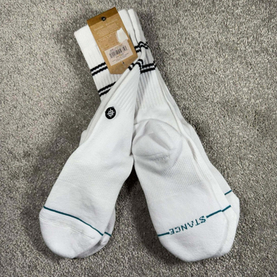 Çorape STANCE Basic 3 Pack Crew, 3 palë, të bardha