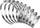 Kapëse zorre inox Worm Drive, 25-40mm, gjerësi 9mm, ngjyrë argjendtë