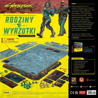 Zgjerim loje bord Portal Games Cyberpunk 2077 Families and Outcasts, deri 5 lojtarë