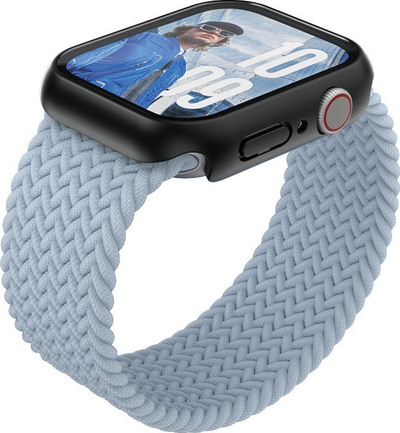 Mbrojtëse ekrani PanzerGlass Snappie Full Body Slim për Apple Watch 45mm, e zezë