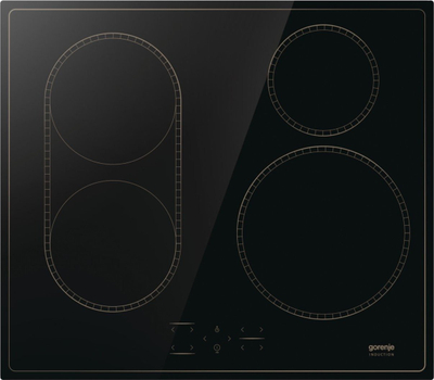 Pllakë inkaso me induksion Gorenje GI6421CLBSC, 60 cm, 4 zona, e zezë