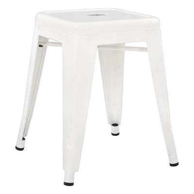 Stol Melita 37x37x45Hcm (HM0096.41), bardhë