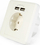 Prizë muri Gembird EG-ACU2A2-01, 2 porte USB, 2.4A, e bardhë