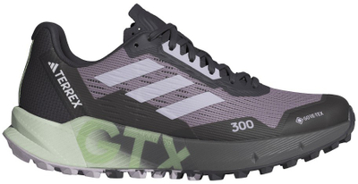 Këpucë vrapimi trail adidas Terrex Agravic Flow 2.0 GTX, membranë GORE TEX, shollë Continental, gri e zezë