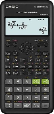 Kalkulator Casio FX-350ESPLUS-2, 9 shifra, 2 rreshta, i zi