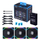 Ventilatorë PC Lian Li Uni Fan SL V2, 120mm, ARGB, set 3 copë, të zinj