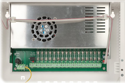 Furnizues energjie Pulsar HPSDC-12V16X1A, 12V DC, 16x1A, kuti metalike