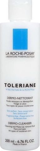 Pastrues fytyre La Roche-Posay Toleriane Dermo Cleanser, 200ml, për lëkurë të ndjeshme, i bardhë