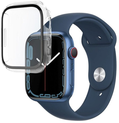 Kapak mbrojtës FIXED Pure Cover për Apple Watch Series 8, 41mm, xham i kalit, transparent