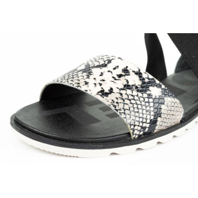 Sandale Sorel Ella II Sandal W NL4043-010, lëkurë, EVA, të zeza