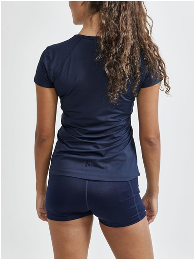 Спортска маица Craft Essence ADV Slim Tee SS W, за жени, функционален материјал, темно сина