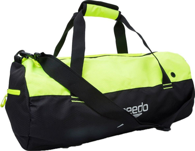 Çantë sportive Speedo Dufflem, 30 L, e zezë / gjelbër